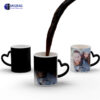 Magic Customized Photo Mug (Heart Handle)